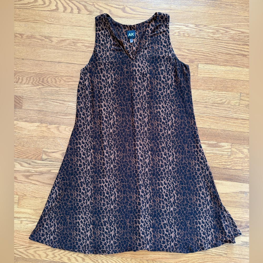 Leopard Print Sleeveless Dress